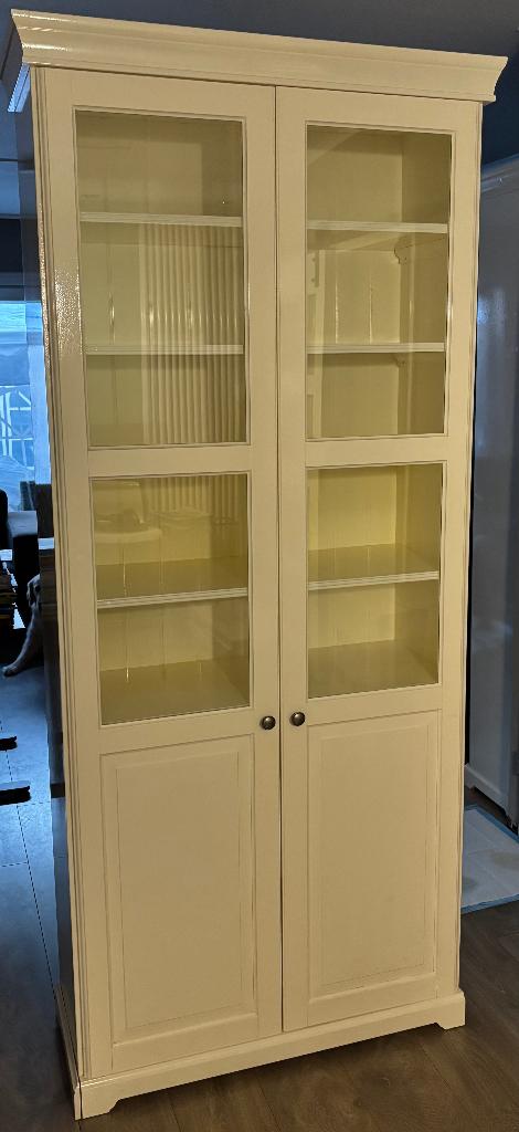 IKEA vitrine/boekenkast, Ophalen, 50 tot 100 cm, Zo goed als nieuw, 150 tot 200 cm