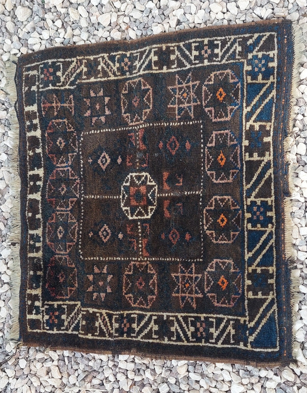 Antieke Baluch-tasvoorkant (bagface/ khorjin), Antiek en Kunst, Ophalen of Verzenden
