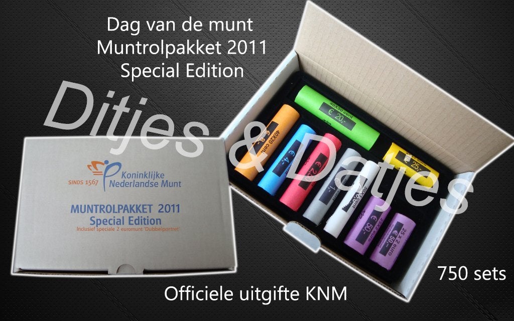 Muntrolpakket 2011 special edition - Erasmus, Postzegels en Munten, Munten | Nederland, Ophalen of Verzenden, Koningin Beatrix