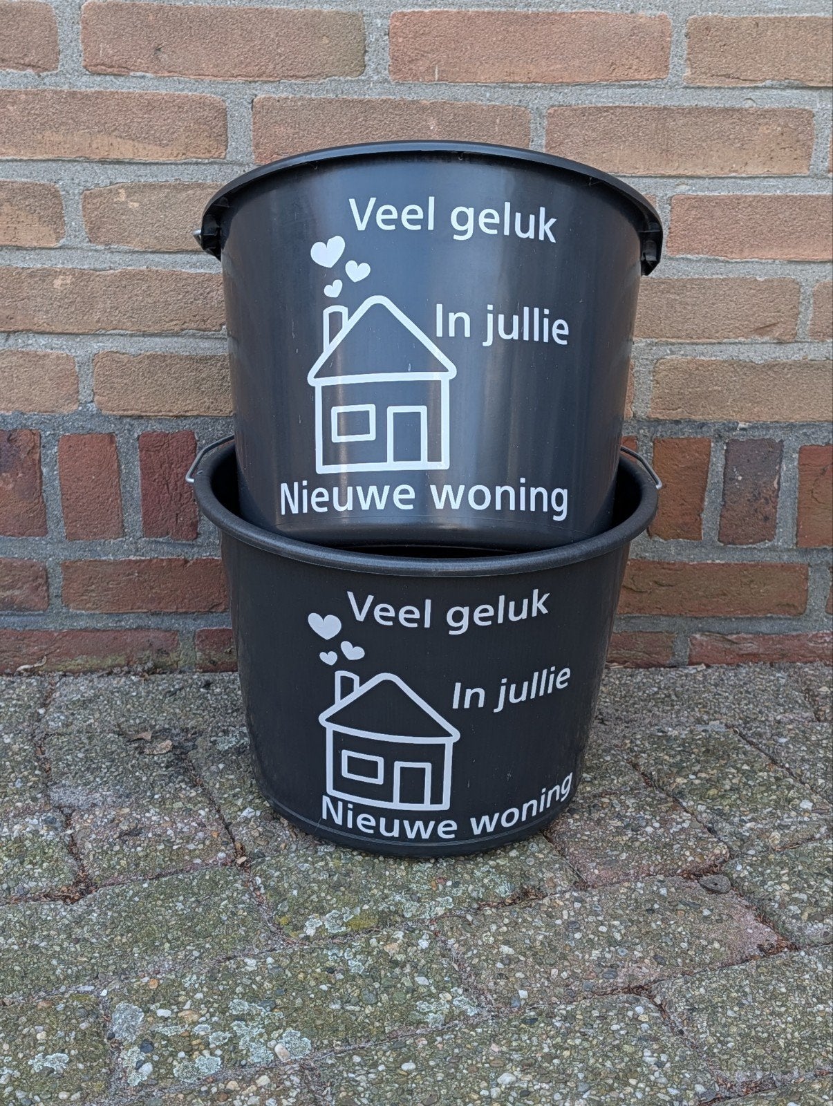 leuke emmer met tekst, Ophalen of Verzenden, Nieuw, Kunststof, Met handgreep