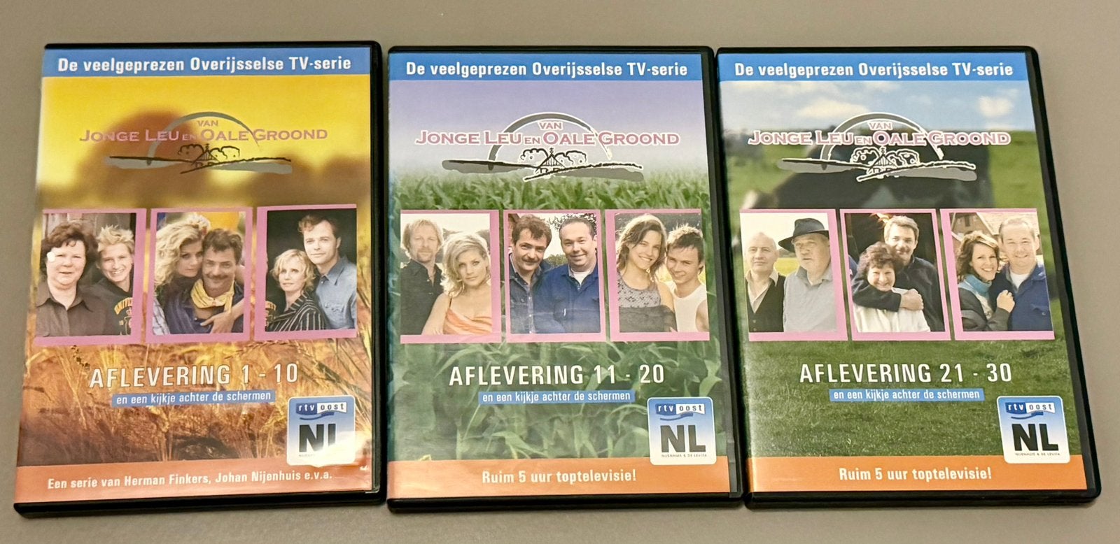 Van Jonge Leu en Oale Groond seizoen 1, 5 DVD’s nieuwstaat, Seizoen 1, Alle leeftijden, Nederlands, Drama