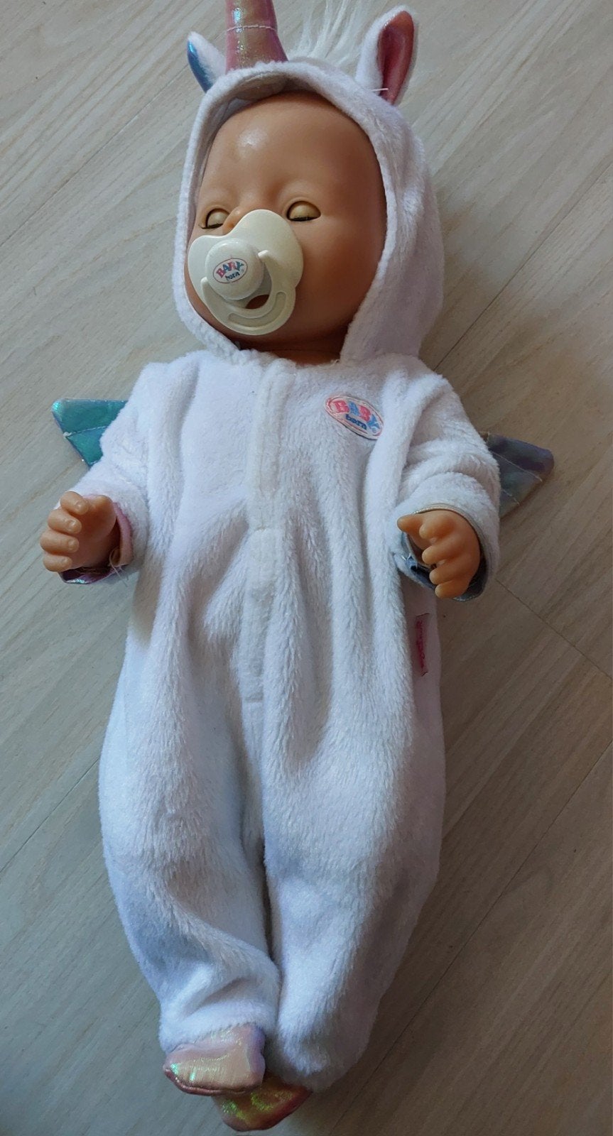 Baby Born Eenhoorn Babypop met speen, Ophalen of Verzenden, Gebruikt, Babypop