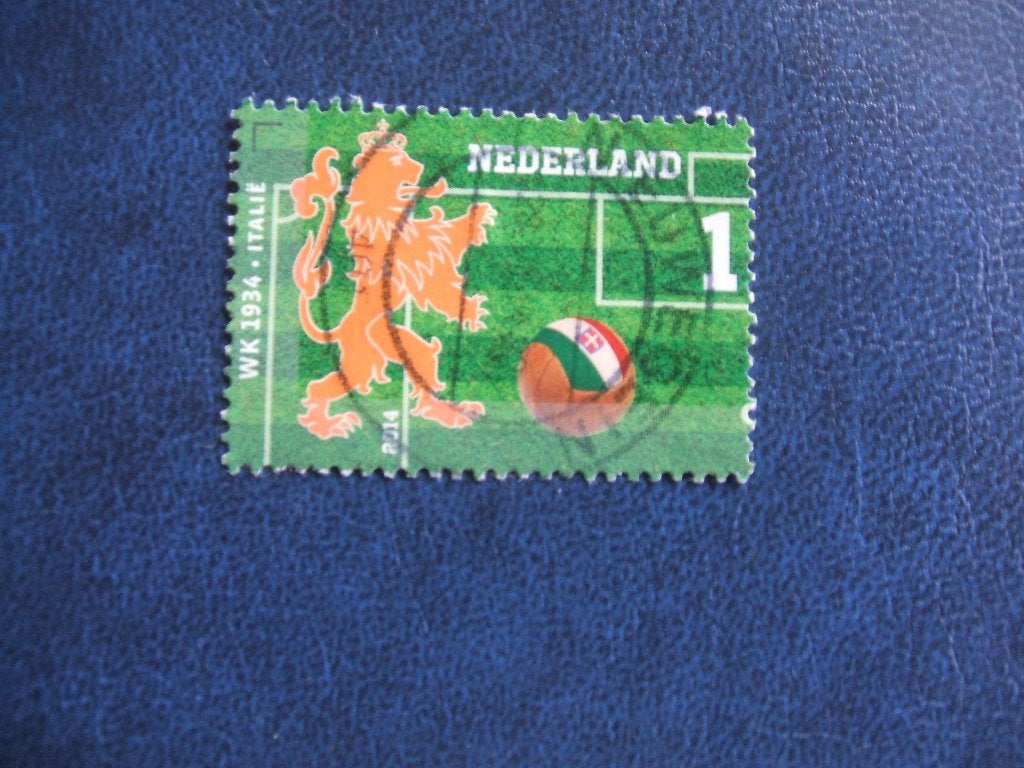 Nederland WK voetbal, Verzenden, Na 1940, Gestempeld