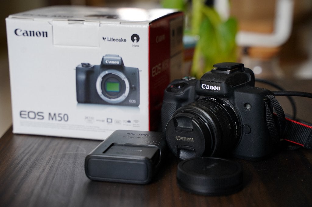 Canon M50 + EF-M 15-45mm Lens | <5.000 shutter count, Audio, Tv en Foto, Fotocamera's Digitaal, Ophalen, Canon, Zo goed als nieuw