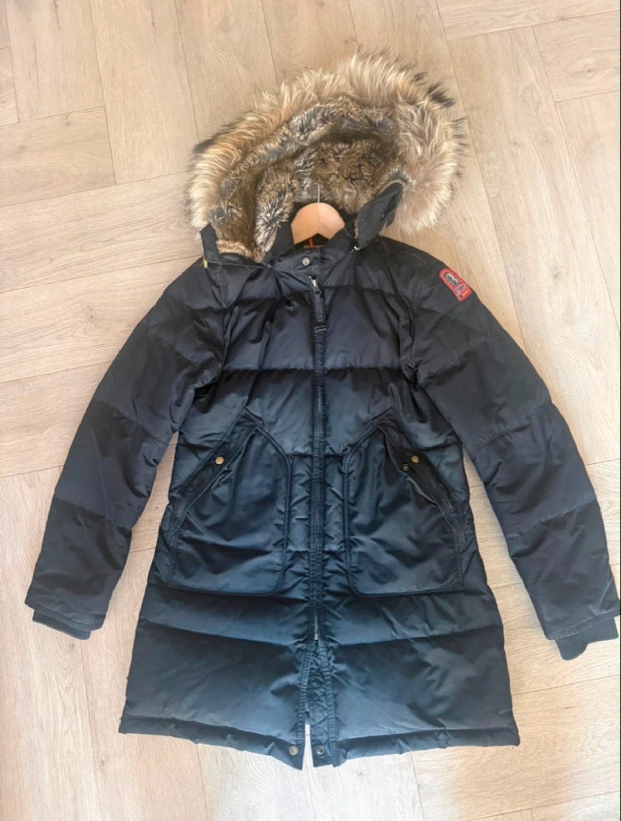 Parajumpers Masterpiece Series donsjas met bontkraag, Kleding | Dames, Jassen | Winter, Ophalen of Verzenden, Zo goed als nieuw