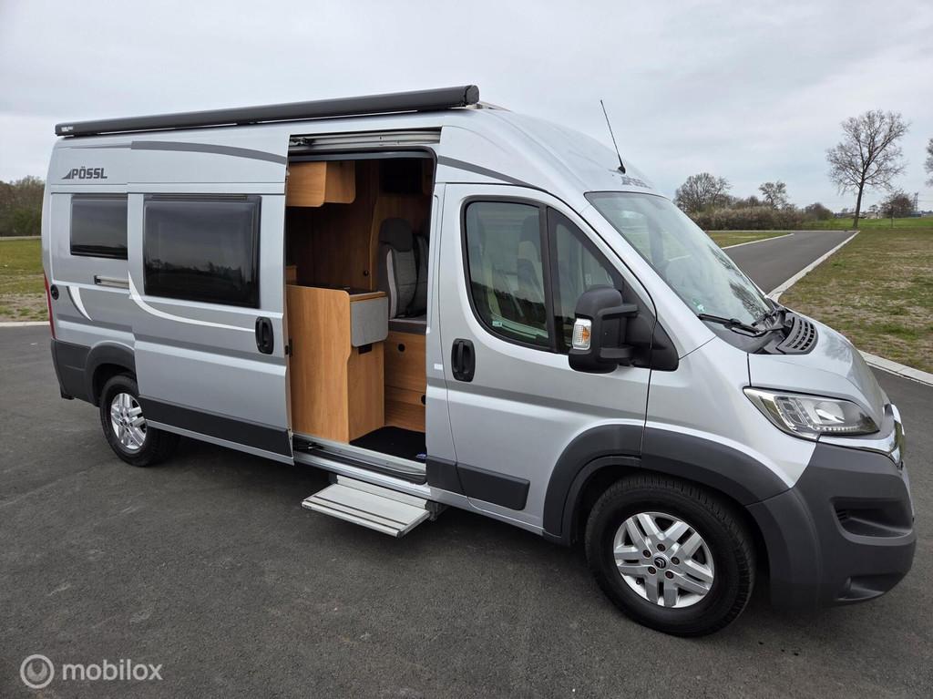 Possl 2Win buscamper 2017 163pk Euro-6, Airco, Cruise, Buscamper of Camperbus, Hordeur, Achteruitrijcamera, Pössl