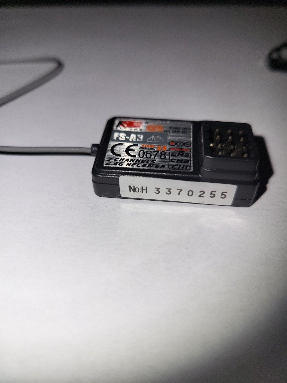 Flysky FS-A3 3-kanaals 2.4G ontvanger, Hobby en Vrije tijd, Ophalen of Verzenden, Nieuw