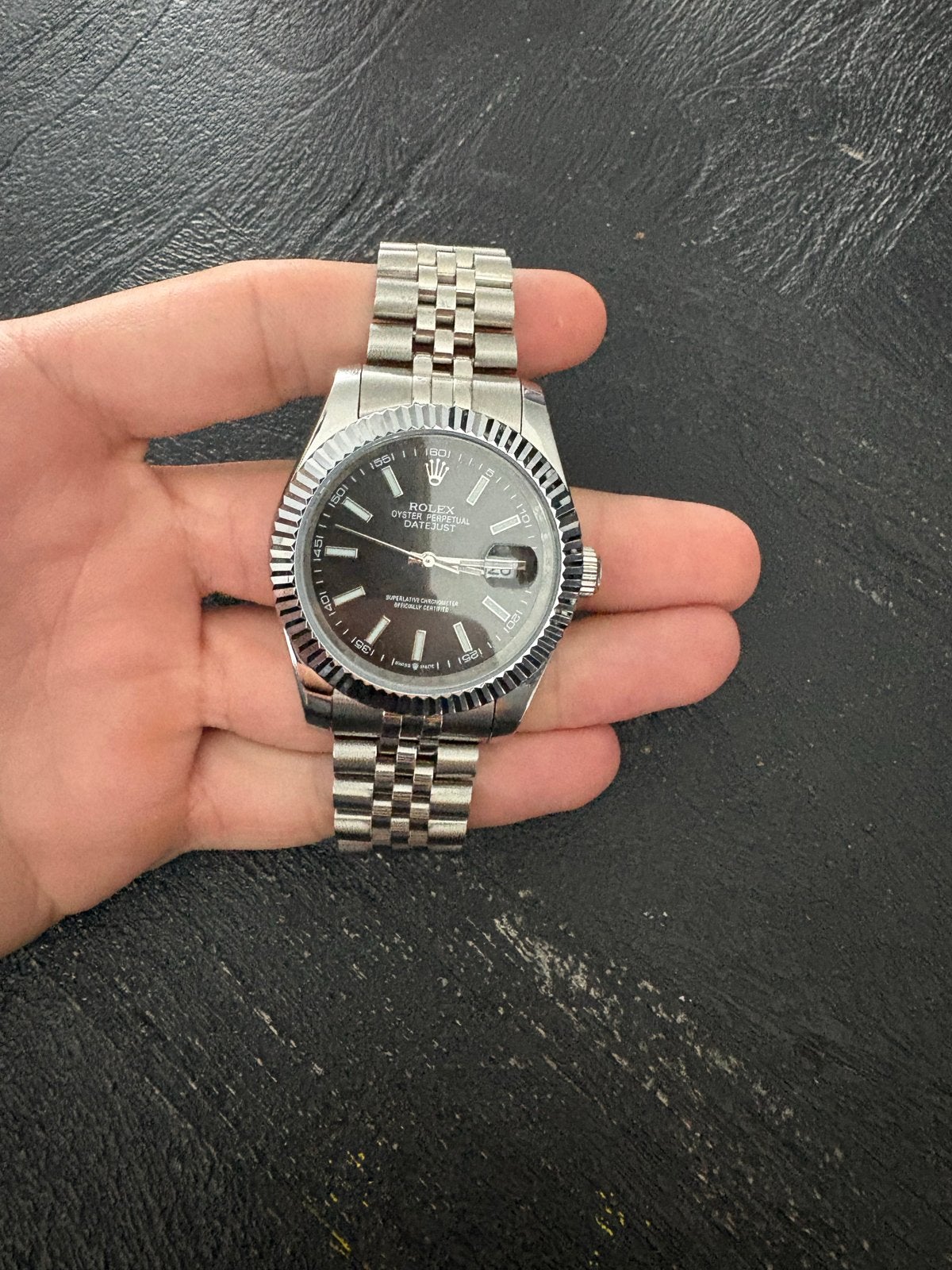 Rolex Oyster Perpetual Datejust Herenhorloge, Sieraden, Tassen en Uiterlijk, Polshorloge, Ophalen of Verzenden, Zo goed als nieuw