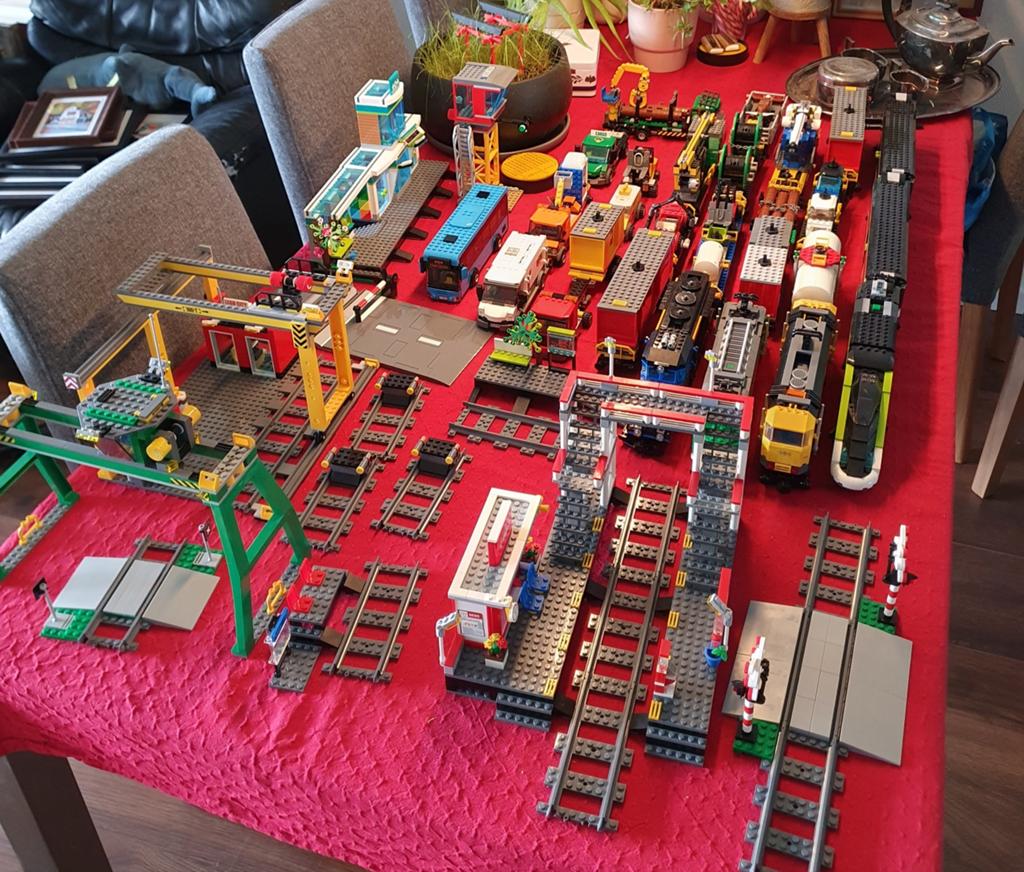 Grote LEGO City Trein Collectie, Ophalen, Lego, Inclusief minifiguren, Complete set