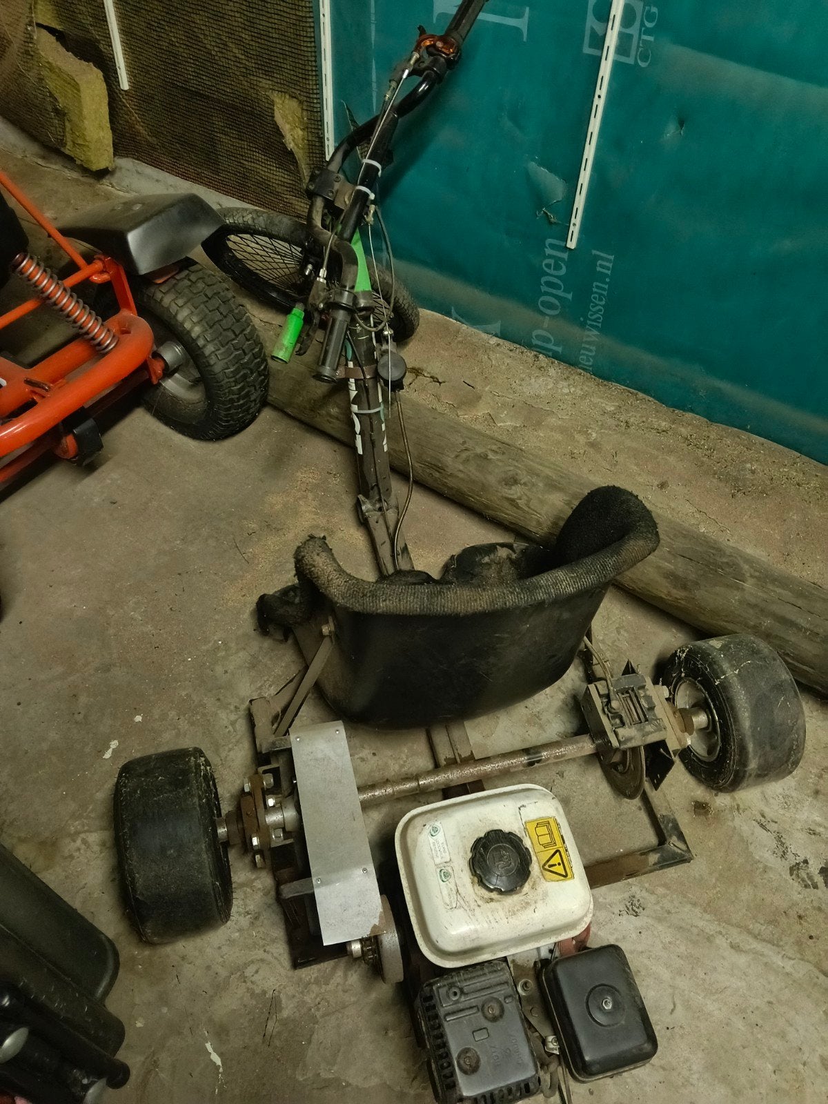 Trike met Honda Motor, Ophalen