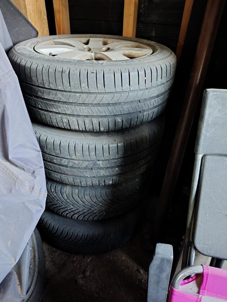 zomerbanden peugeot 308, Ophalen, Gebruikt, 16 inch, Banden en Velgen