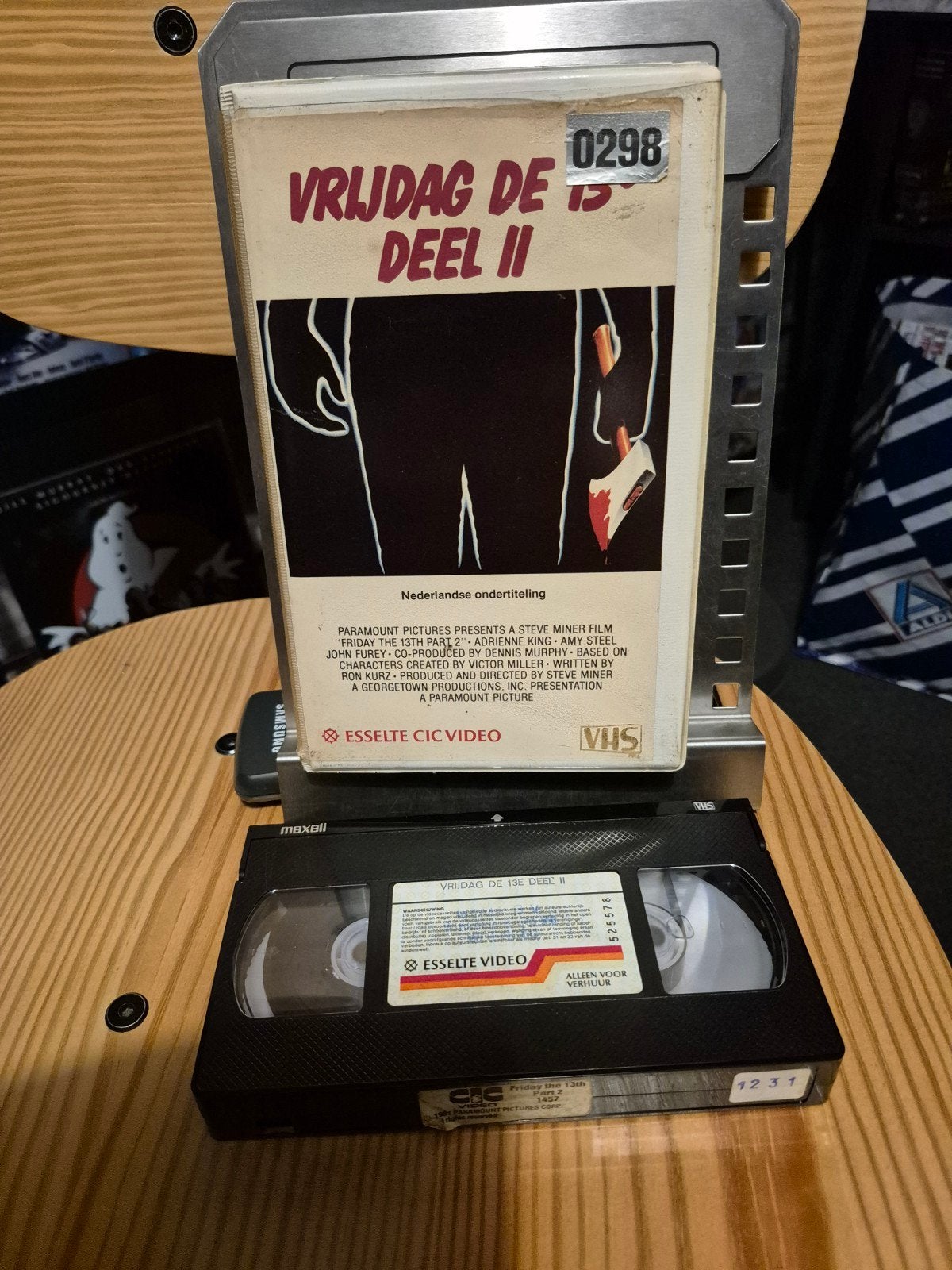 VHS Friday the 13th Part 2 - Originele Videotheek Uitgave, Horror, Vanaf 16 jaar, Nederlands ondertiteld, Ophalen of Verzenden
