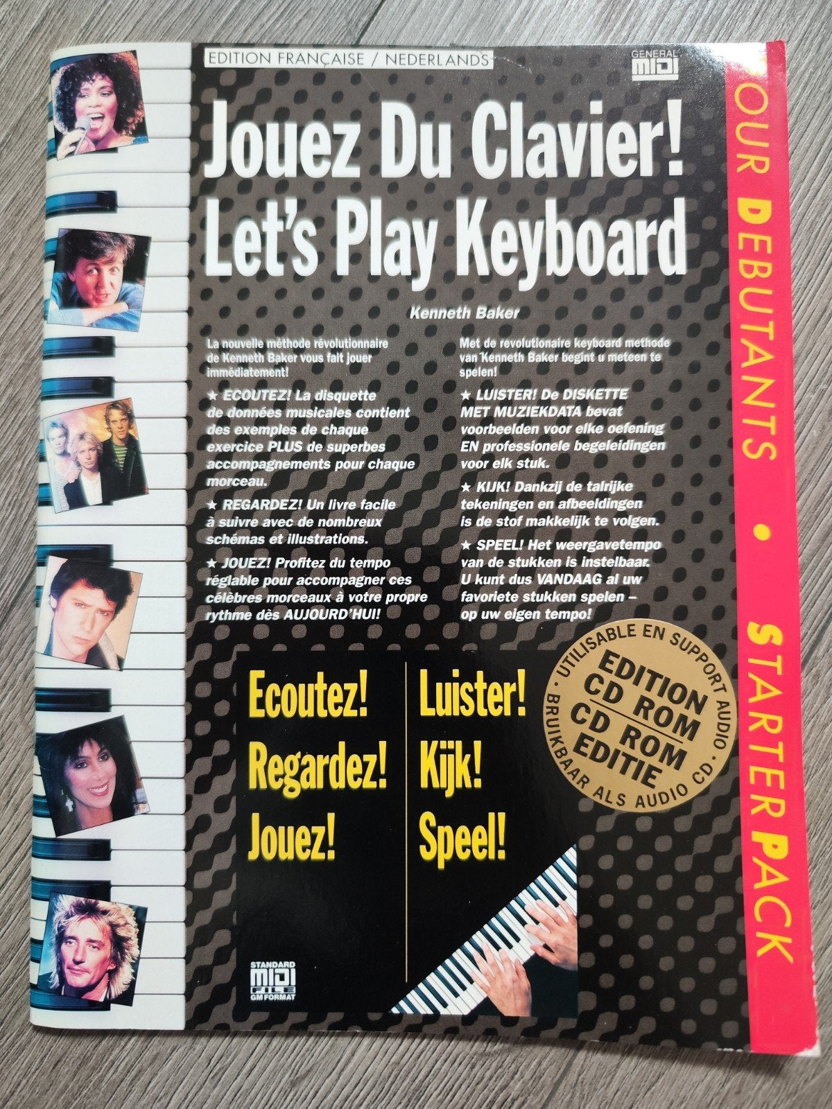 Let’s Play Keyboard – Kenneth Baker keyboardmethode beginner, Ophalen of Verzenden, Gelezen, Artiest