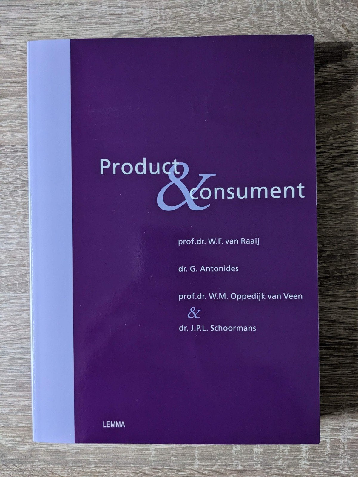 G. Antonides - Product en consument, Ophalen of Verzenden, Zo goed als nieuw, G. Antonides; W.M. Oppedijk van Veen; J.P.L. Schoormans; W.F....