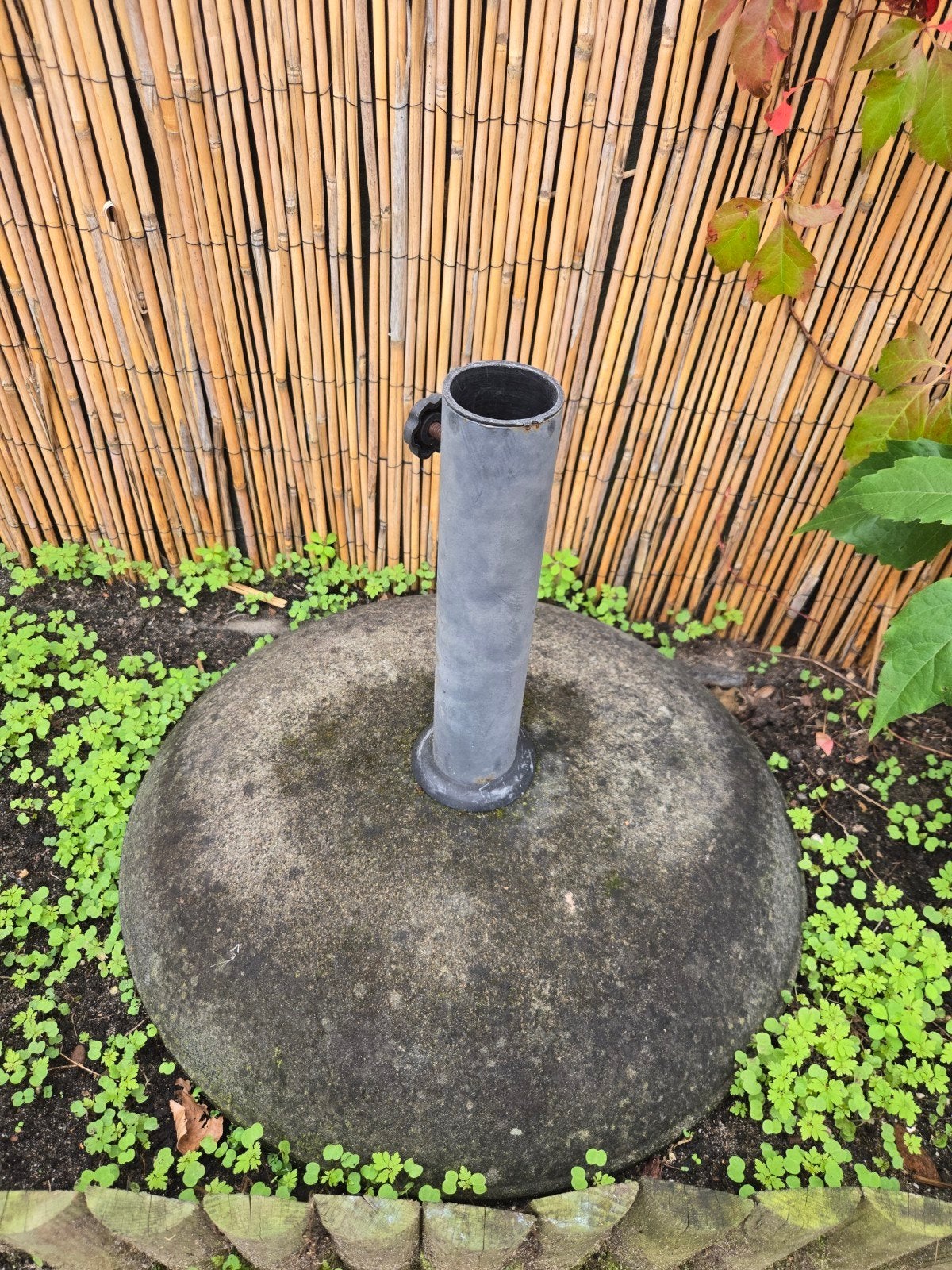 Stevige parasolvoet van beton, Ophalen, Gebruikt, Minder dan 1 meter, Parasolvoet