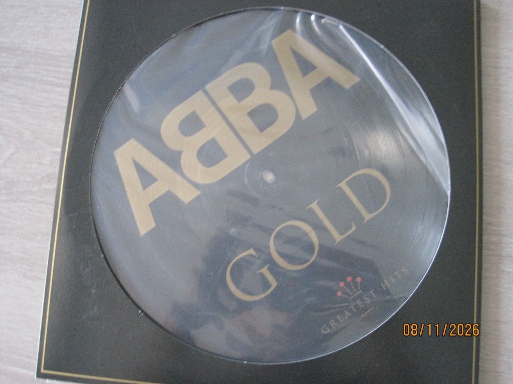 Abba  Gold  -  picture disc, Pop, Ophalen of Verzenden, Zo goed als nieuw, Originele persing