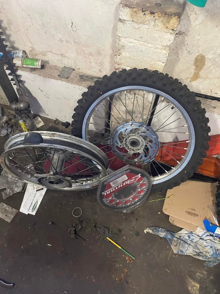 Velgen voor Yamaha YZ 125 - Voor en Achterwiel, Ophalen, Gebruikt