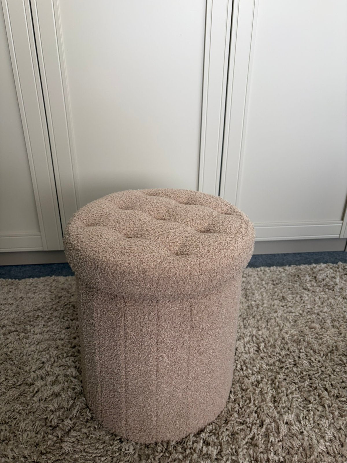 Teddy poefje - opslag, Ophalen, Zo goed als nieuw, Rond, Minder dan 50 cm