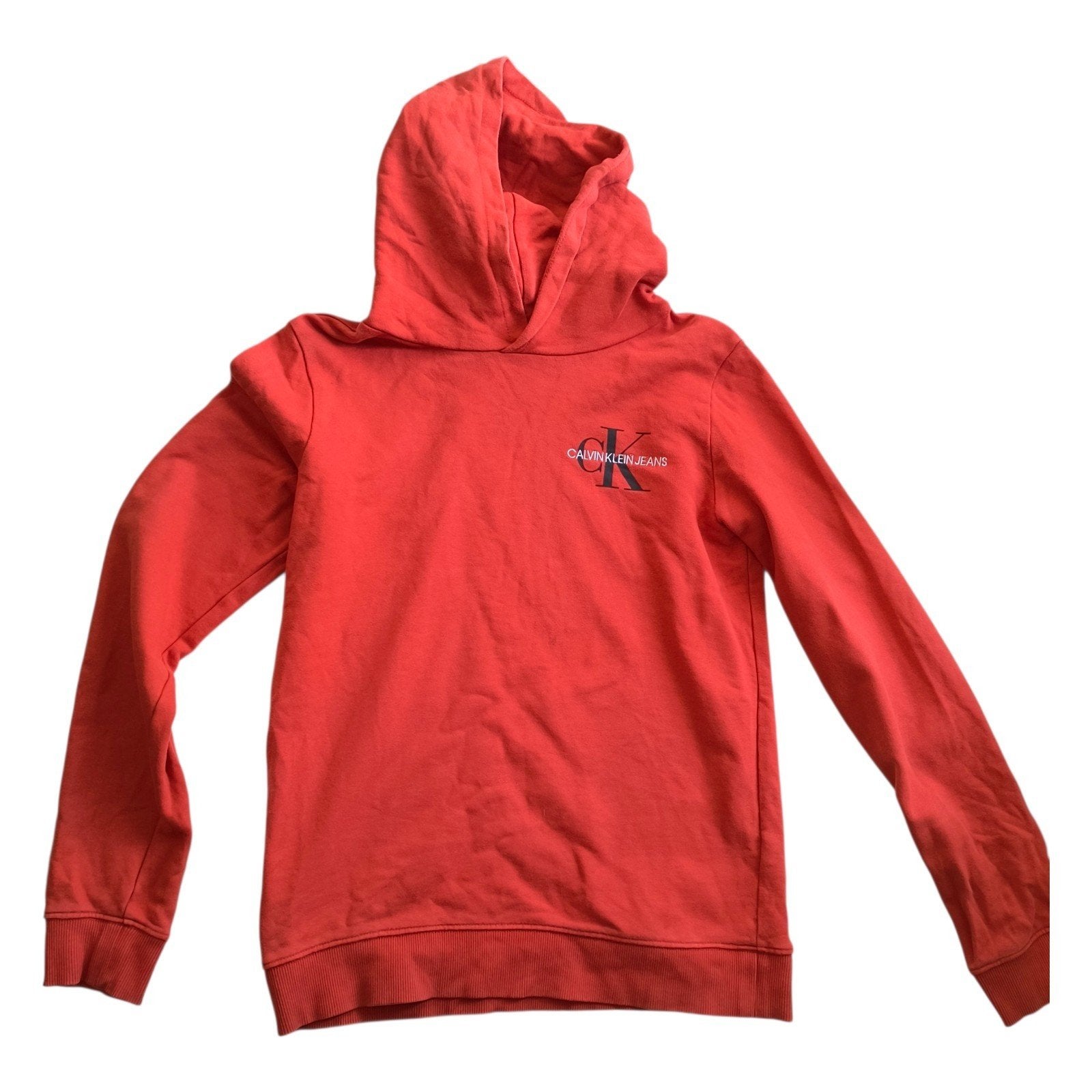 Calvin Klein  hoodie rood - Maat 16, Ophalen of Verzenden, Gedragen, Rood