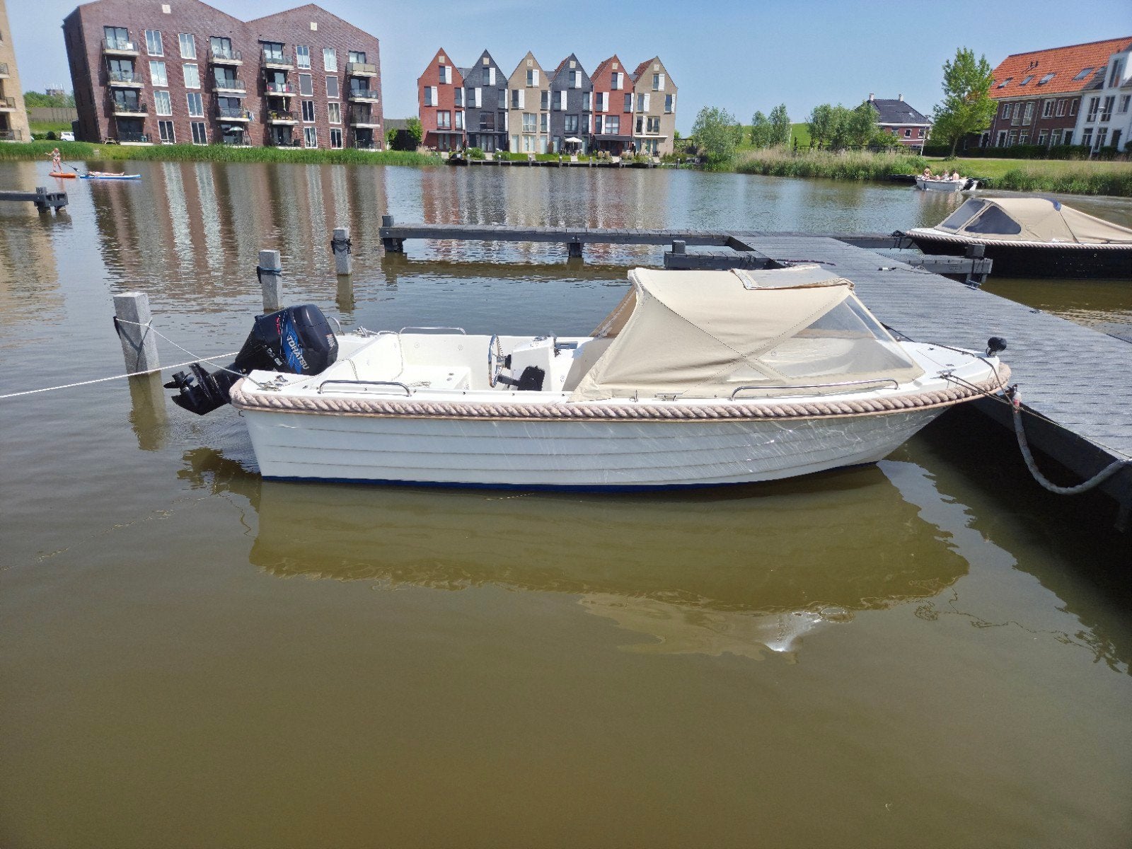 Silveryacht 525 sloep + 30PK Tohatsu+Trailer+ vaarbewijsvrij, Ophalen, Buitenboordmotor, Elektrische start