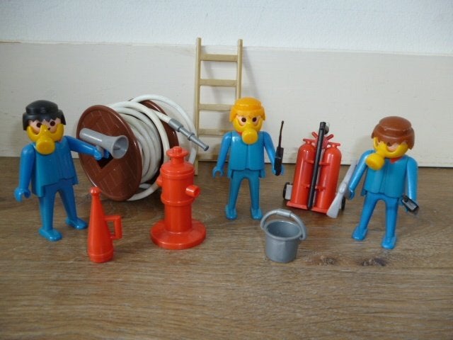 Vintage Playmobil Brandweer, Ophalen of Verzenden, Gebruikt