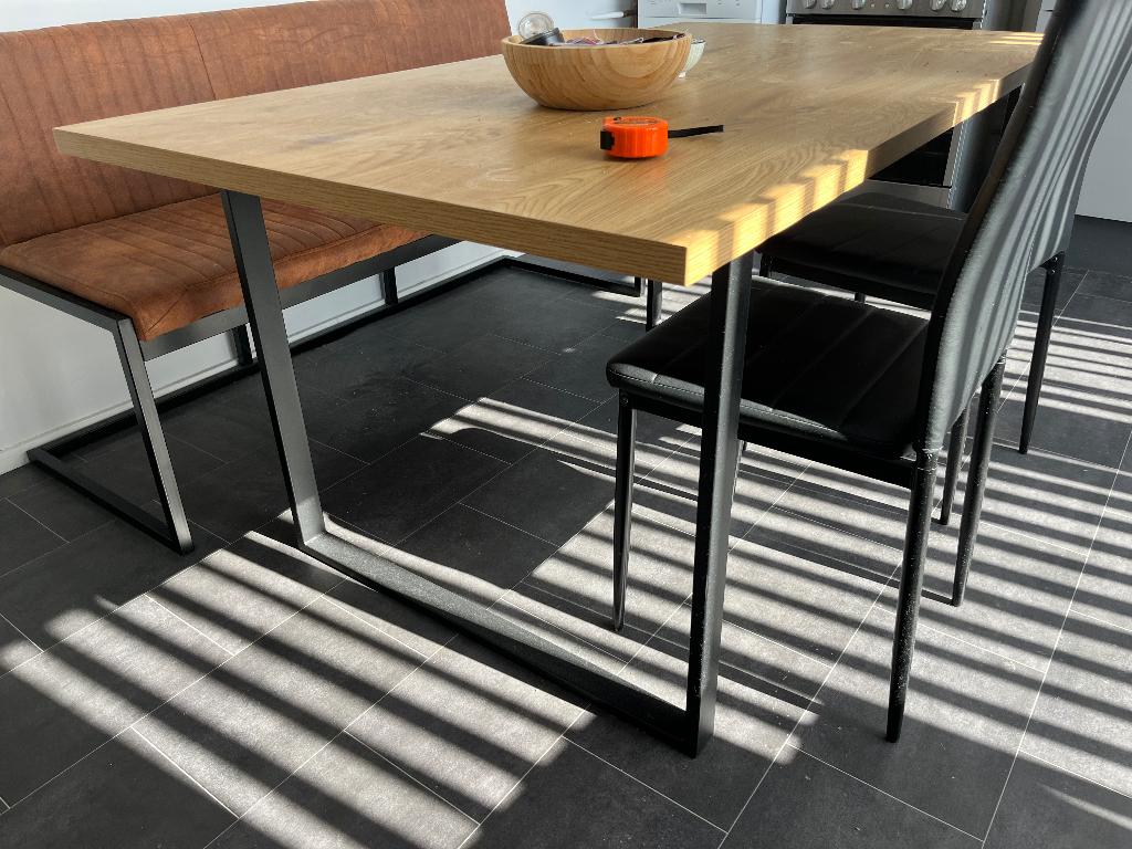 Mooie eettafel, Ophalen, Gebruikt, 50 tot 100 cm, 150 tot 200 cm