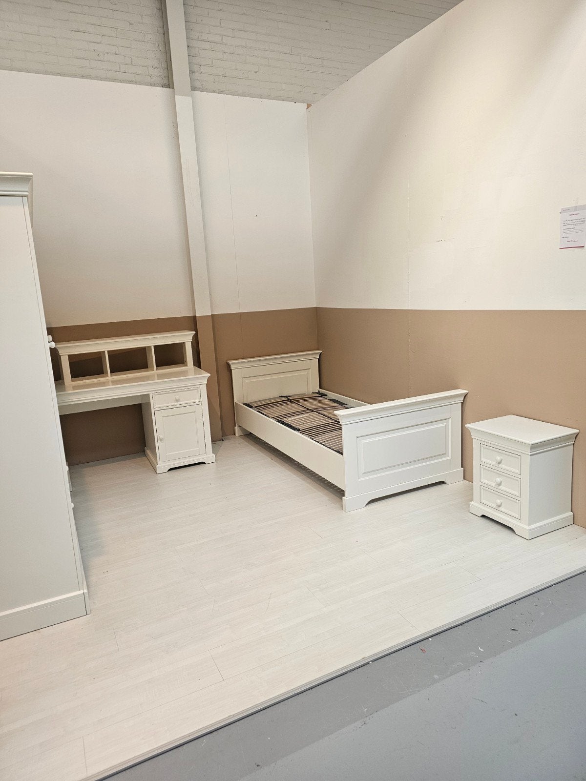 Tienerkamer Kidsmill Chateau wit, Ophalen, Eenpersoons