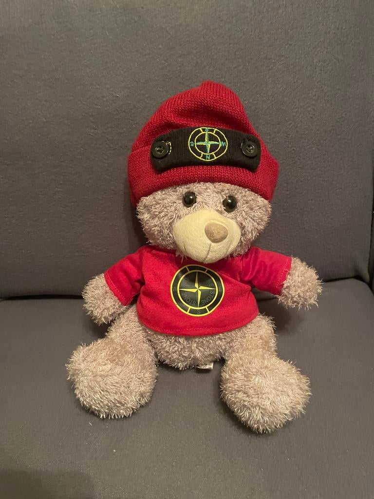 Knuffelbeer met Stone Island kleding, Verzamelen, Ophalen of Verzenden, Zo goed als nieuw