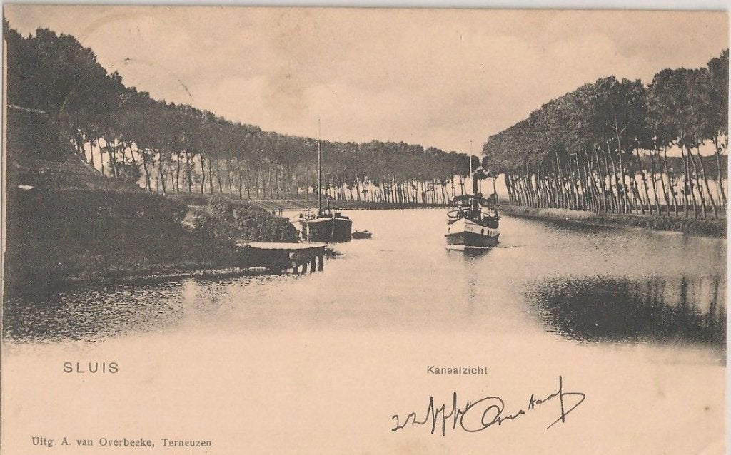 Sluis, Verzenden, Voor 1920, Gelopen, Zeeland