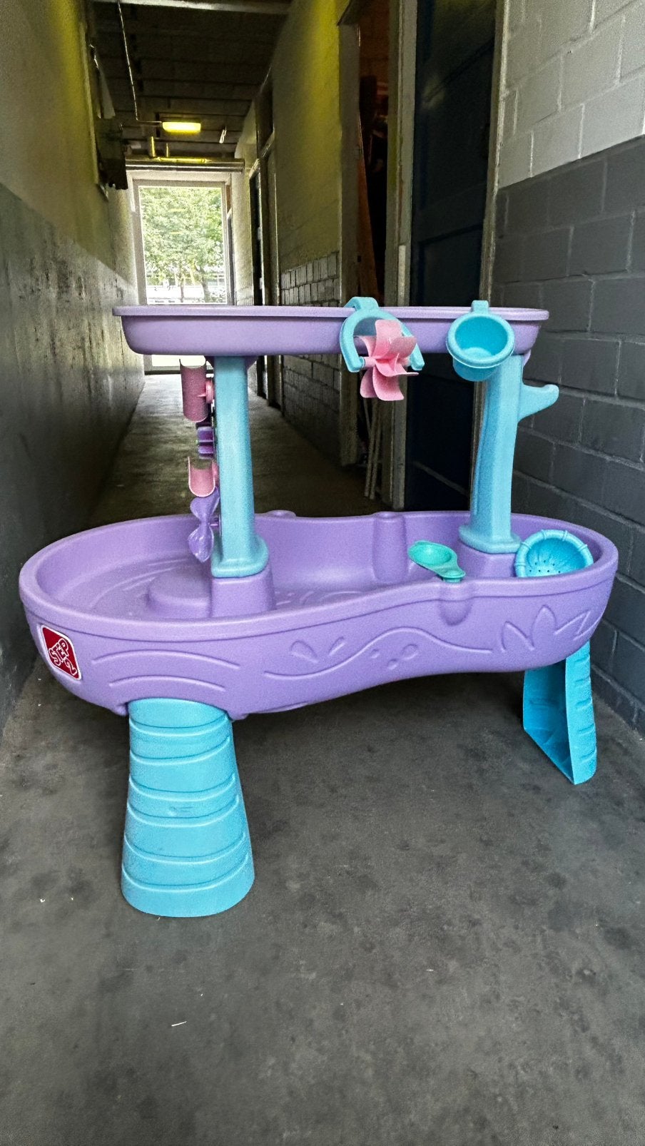 Step2 watertafel met accessoires, Kinderen en Baby's, Speelgoed | Buiten | Los speelgoed, Ophalen, Gebruikt