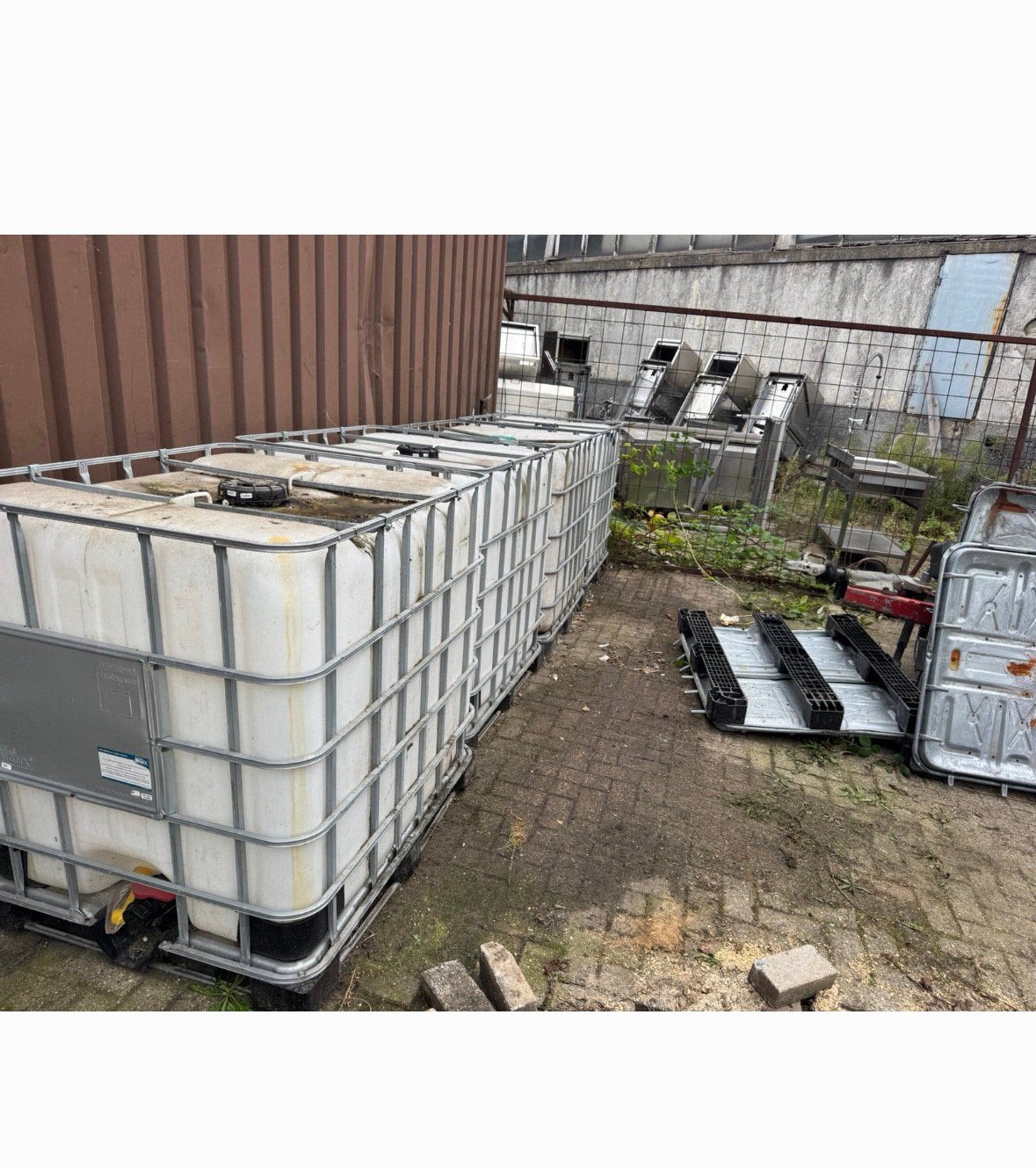 Ibc containers, Tuin en Terras, Regentonnen, 150 liter of meer, Ophalen of Verzenden, Zo goed als nieuw