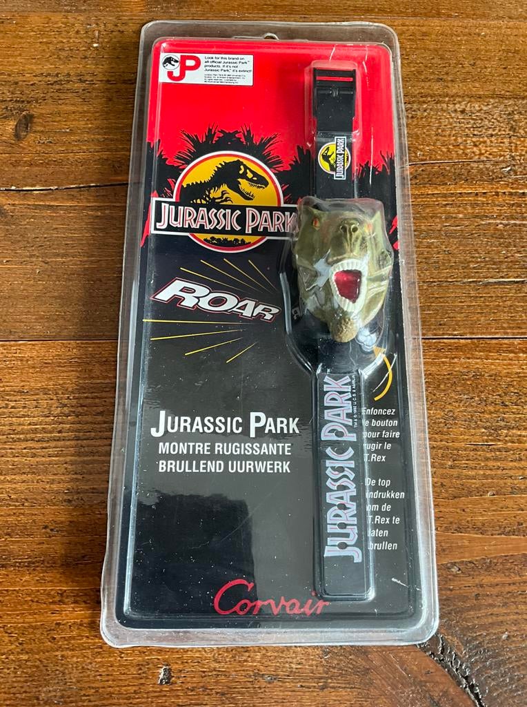 Jurassic park Roar horloge nieuw geseald Corvair vintage, Ophalen of Verzenden, Nieuw