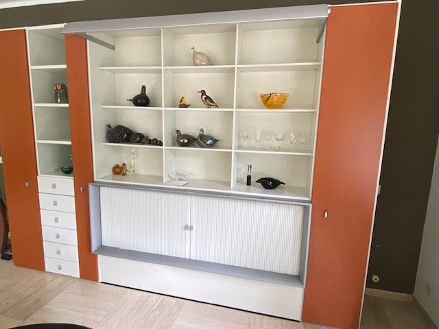 Interlübke wandmeubel, Huis en Inrichting, Ophalen, Gebruikt, 200 cm of meer, Met lade(s)