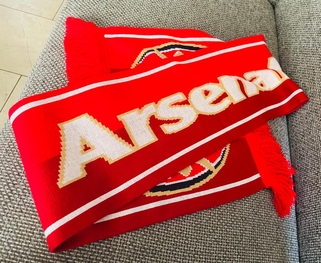 Supporterssjaal Arsenal, Ophalen of Verzenden, Nieuw, Buitenlandse clubs, Vaantje of Sjaal