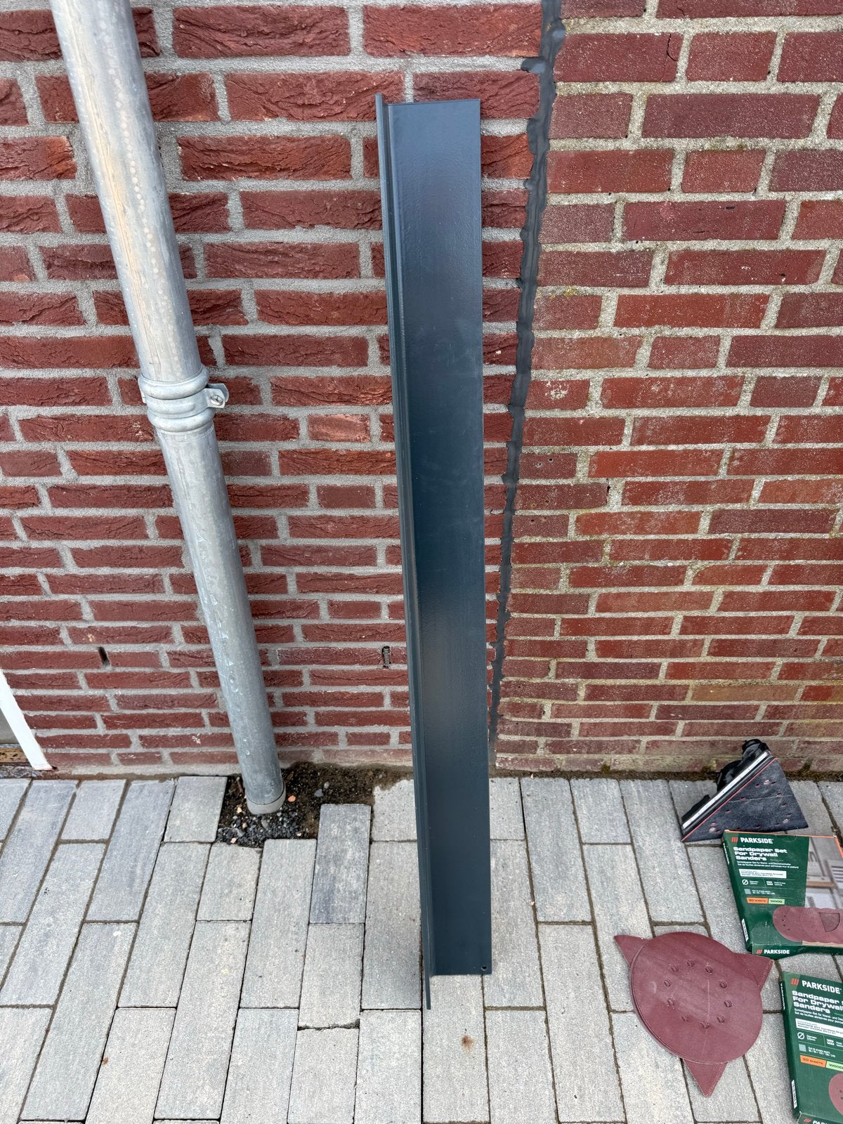 Metalen latei verzonken en gecoat, Doe-het-zelf en Verbouw, Ophalen, Gebruikt