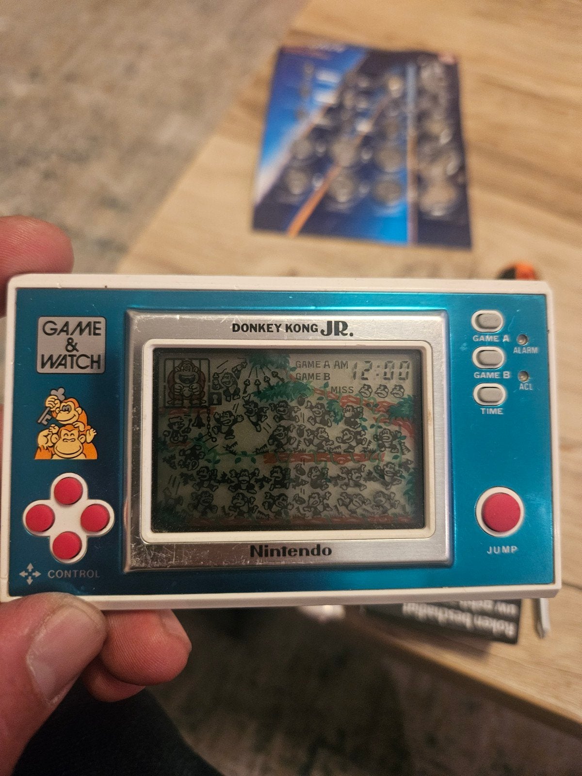 Nintendo Game & Watch Donkey Kong Jr. (DJ-101) uit 1982, Ophalen of Verzenden, Nintendo, Gebruikt