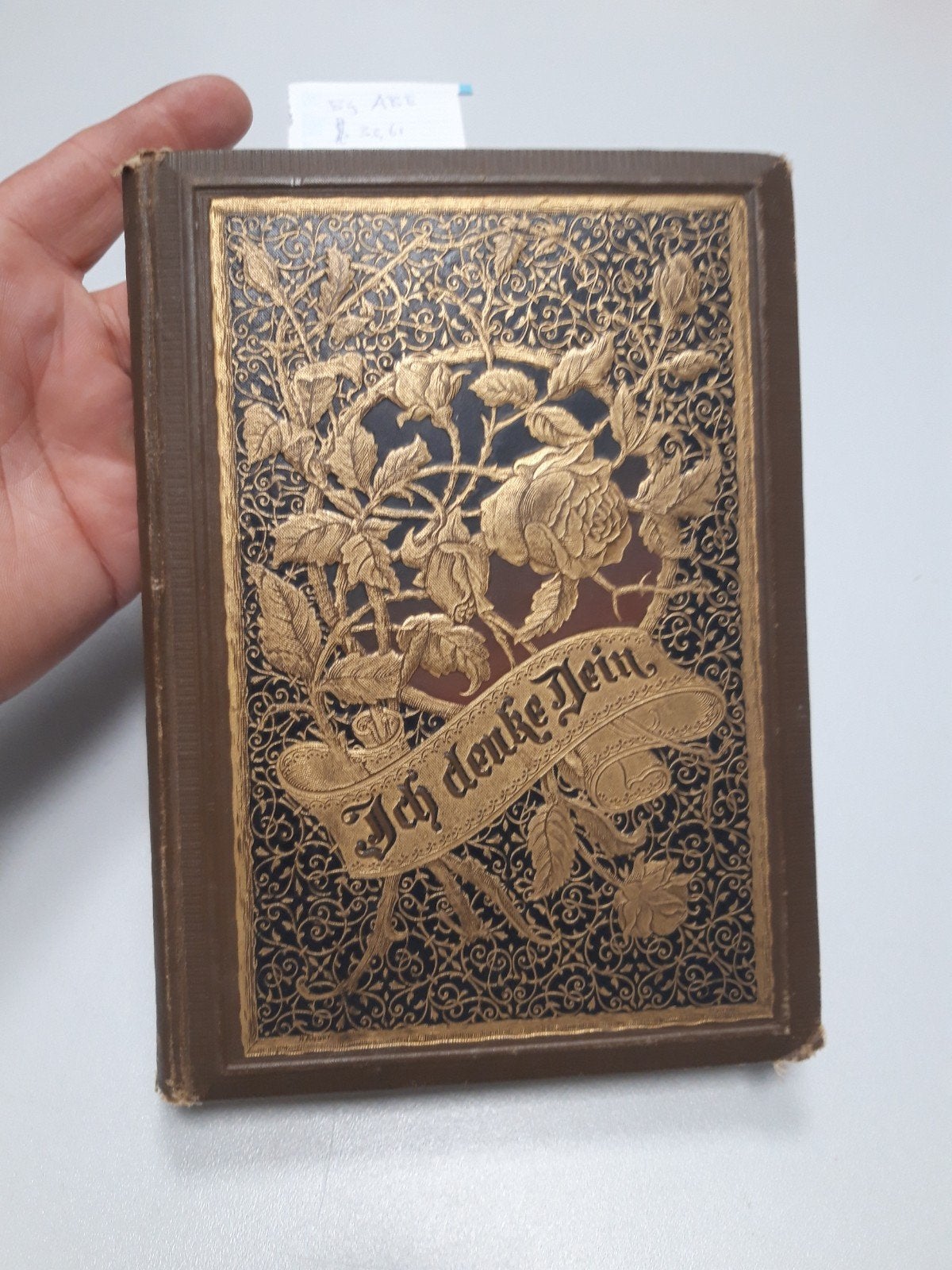 Oud boekje met gebruikerssporen - Ich denke Dein, Antiek en Kunst, Ophalen of Verzenden, Dr. Karl Zettel
