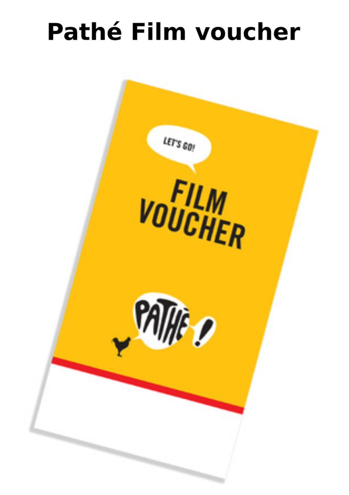 2 Pathé Film Vouchers, Tickets en Kaartjes, Eén persoon, Vrijkaartje alle films