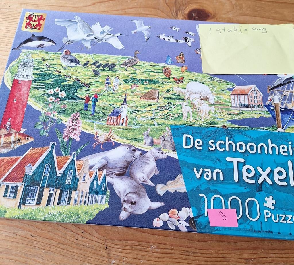 Puzzel van Texel er mist één stukje. Nu gratis., Ophalen of Verzenden, Meer dan 50 stukjes, Gebruikt, 6 jaar of ouder