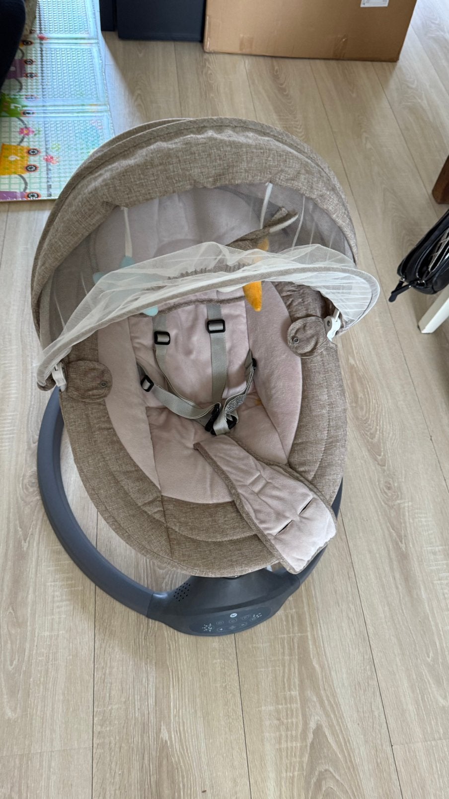 Bebies First Baby Swing Beige, Overige merken, Gebruikt, Wipstoel, Ophalen of Verzenden