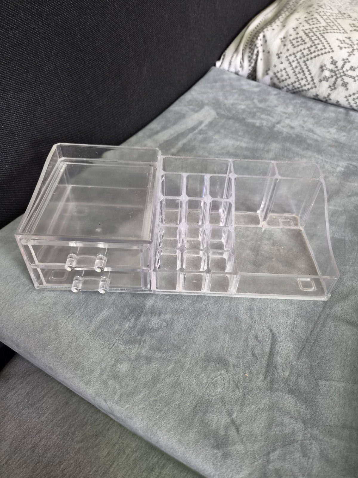 Transparante Make-up Organizer met Lades en Vakjes, Ophalen of Verzenden, Zo goed als nieuw, Overige kleuren, Hardcase