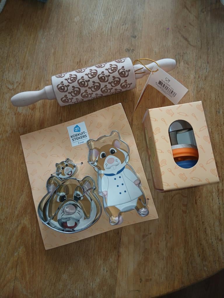 Albert Heijn Hamster bakspullen - NIEUW, Huis en Inrichting, Keuken | Keukenbenodigdheden, Ophalen of Verzenden, Nieuw