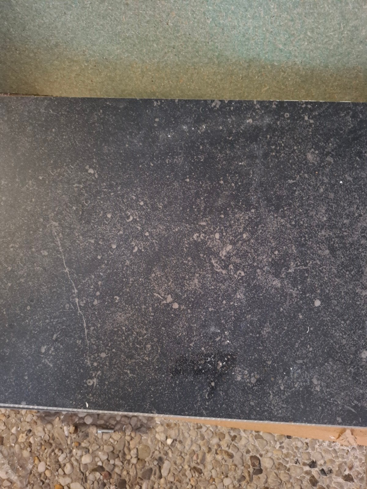 14 Vloertegels Zwart Gemêleerd - 29.5x60 cm, Ophalen, 40 tot 60 cm, Keramiek, Nieuw