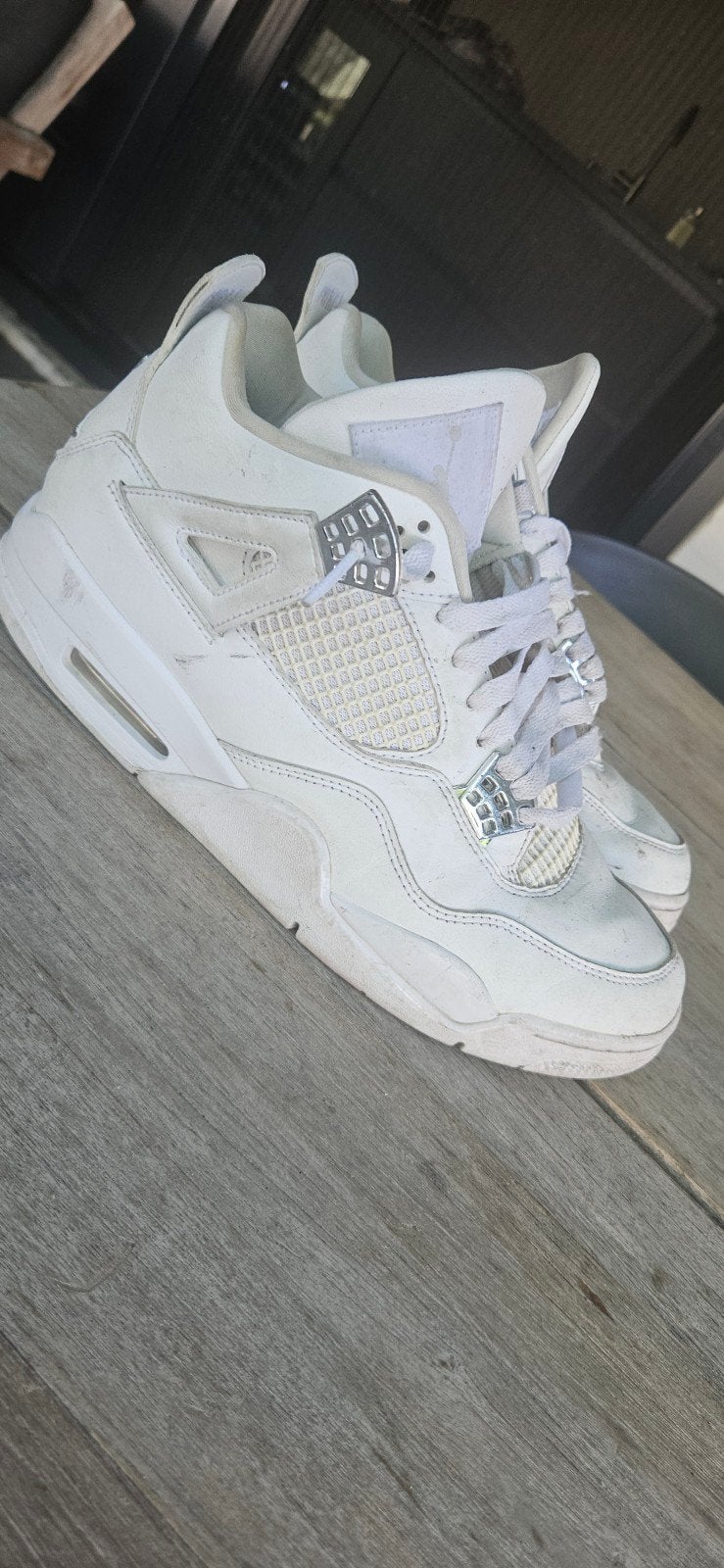 Jordan sneakers wit - Maat 44.5, Wit, Ophalen of Verzenden, Sneakers of Gympen, Gedragen