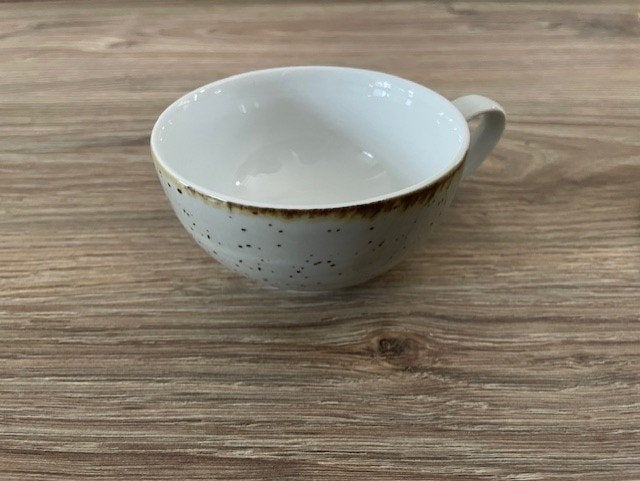 Kopjes 6x kleur taupe met inhoud 265ml NIEUW!!, Nieuw, Ophalen of Verzenden, Overige stijlen, Kop(pen) en/of Schotel(s)