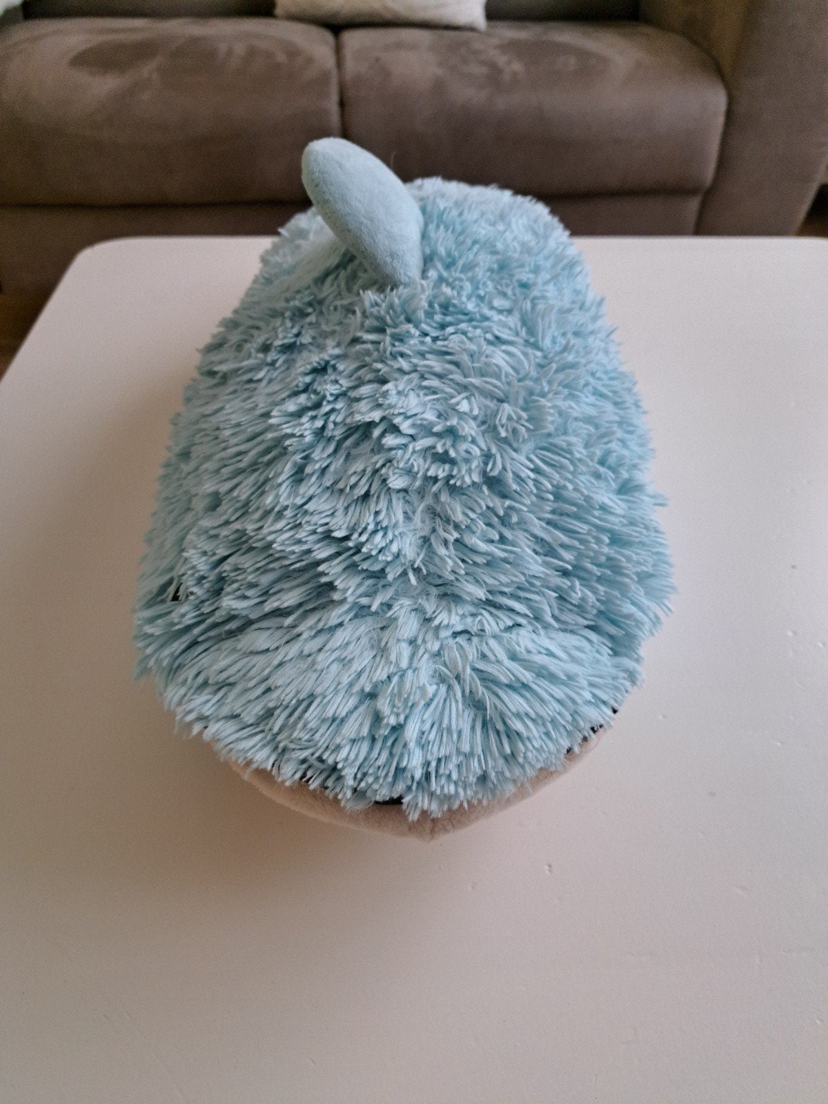 Zachte dolfijn knuffel / kussen, Overige typen, Blauw, Ophalen of Verzenden, Zo goed als nieuw