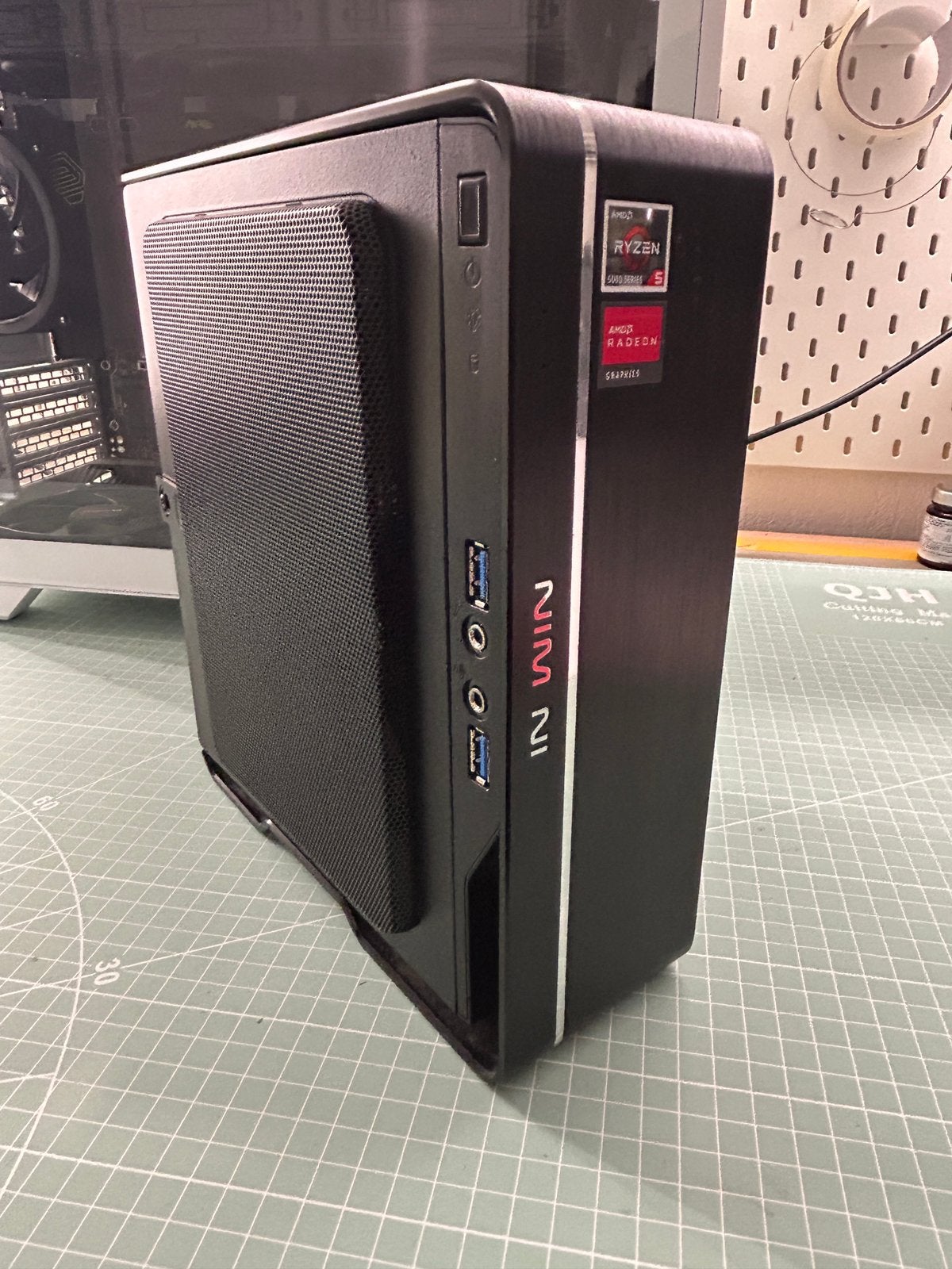 Mini ITX pc Ryzen 5600G 32GB RAM 512GB SSD, Ophalen of Verzenden, Zo goed als nieuw, 4 Ghz of meer, SSD