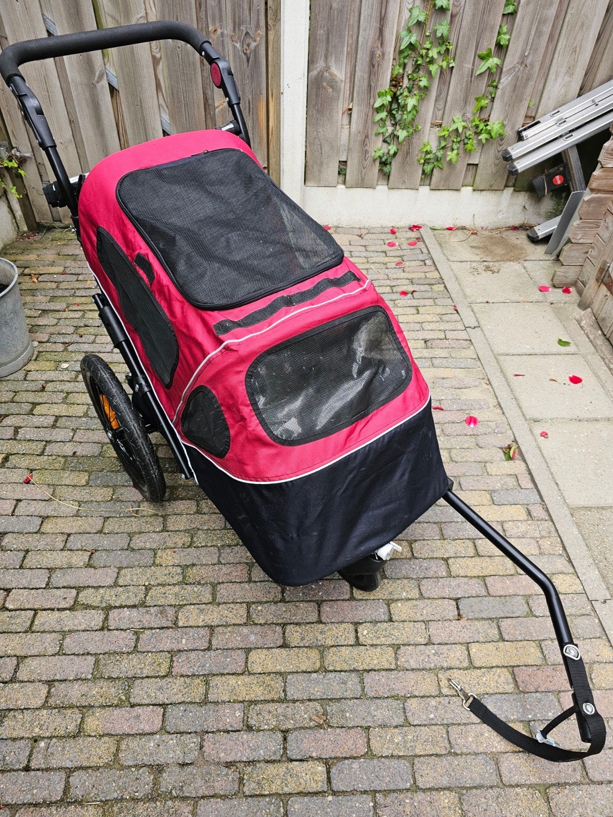 Trixie 2-in-1 Hondenfietskar & Buggy – Opvouwbaar, Ophalen of Verzenden, Hondenkar, Opvouwbaar