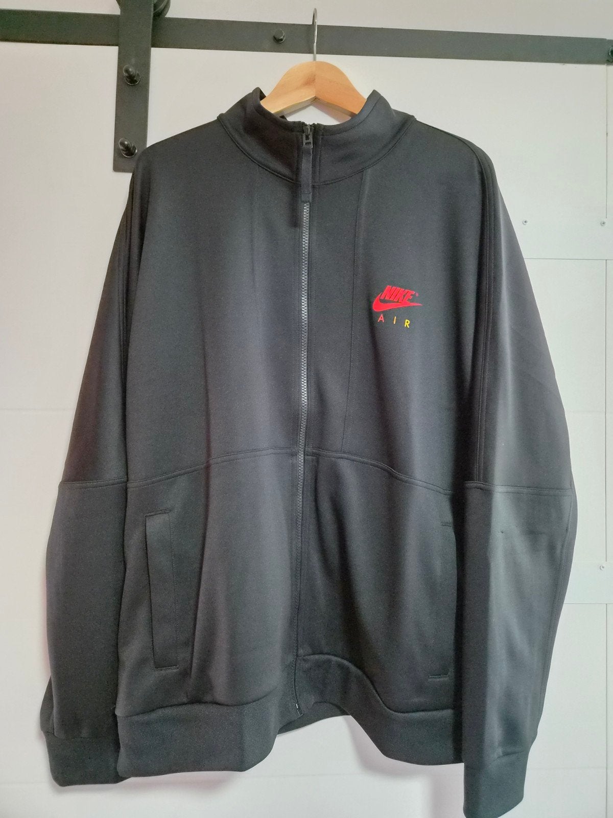 Nike trainings jack vest jas xl nike air logo, Ophalen, Zwart, Nike, Maat 56/58 (XL)