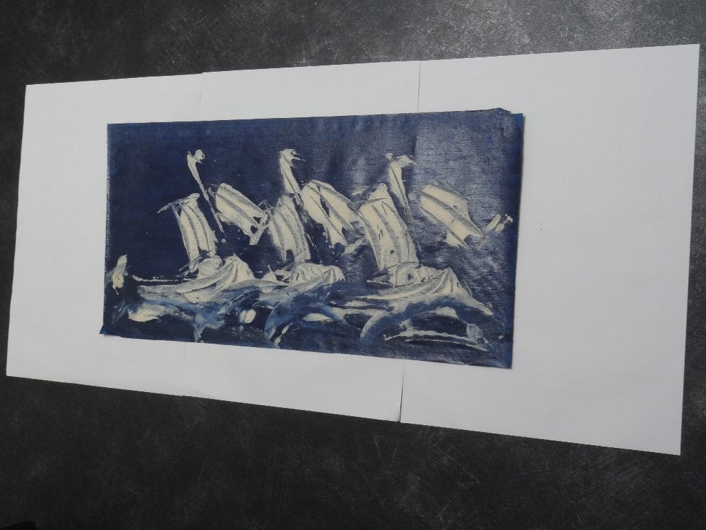 schilderij op doek zeilschepen titel Whitbread Bob Kijt 1981, Antiek en Kunst, Voertuigen, Ophalen of Verzenden, Olieverf, Gesigneerd